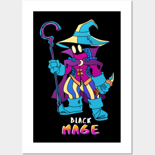 Soul  of black mage Posters and Art